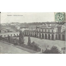 CPA: RENNES, L'INTERIEUR DE LA GARE, vers 1900