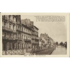 CPA: RENNES, QUAI CHATEAUBRIAND, vers 1920