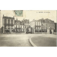 CPA: RENNES. LA PREFECTURE en 1900