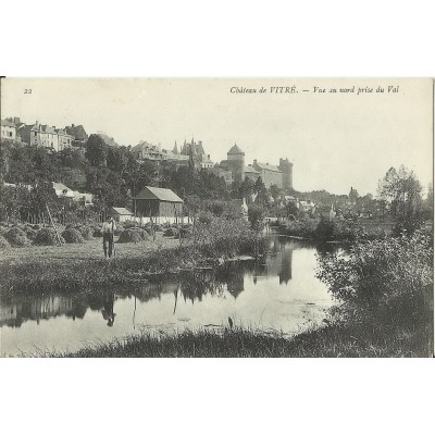 CPA: Vitré, Vue au Nord prise du Val, années 1900