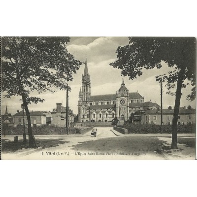 CPA: Vitré, EGLISE SAINT-MARTIN, vers 1920