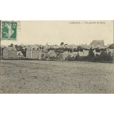 CPA: CANCALE, Vue générale du Bourg, vers 1910