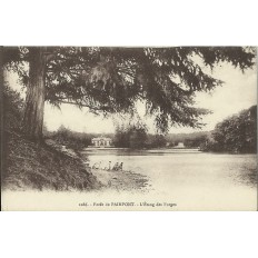 CPA: PAIMPONT, L'ETANG des FORGES (LESSIVE), vers 1910