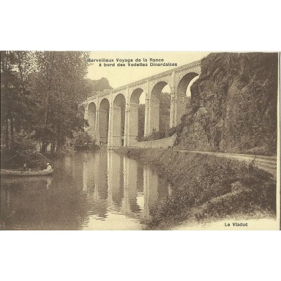 CPA: LES BORDS DE LA RANCE, Le VIADUC, vers 1910