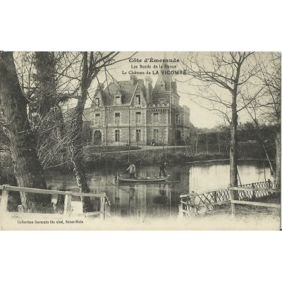 CPA: LES BORDS DE LA RANCE, CHATEAU DE LA VICOMTE, 1900