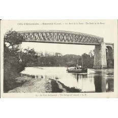 CPA: LES BORDS DE LA RANCE, LE PONT DE LESSARD vers 1920