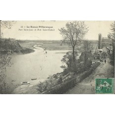 CPA: LA RANCE, PORT ST-JEAN et PORT ST-HUBERT,vers 1910