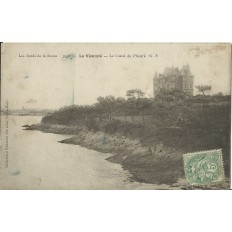 CPA: LES BORDS DE LA RANCE, LA VICOMTE, CASTEL du Prieuré, années 1900