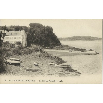 CPA: LES BORDS DE LA RANCE, La Cale de JOUVENTE, vers 1900