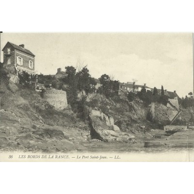 CPA: LES BORDS DE LA RANCE, Le Port St-Jean, vers 1900