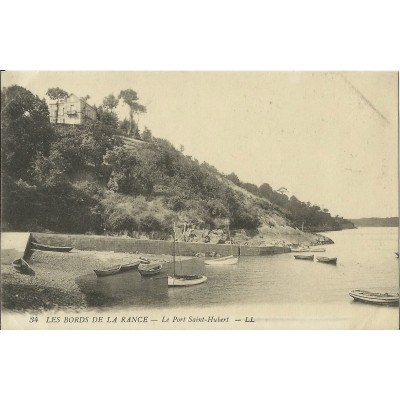 CPA: LES BORDS DE LA RANCE, Le Port St-Hubert, 1900