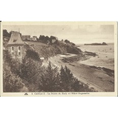 CPA: CANCALE, La POINTE du Hock, l'Hotel Duguesclin, vers 1920