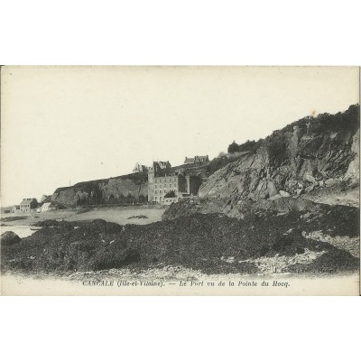 CPA: CANCALE, Le Port vu de la Pointe du Hocq, années 1910