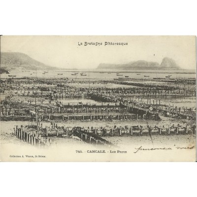 CPA: CANCALE, LES PARCS, années 1900