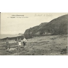 CPA: CANCALE, LA PLAGE de PORT-BRIAC, vers 1900