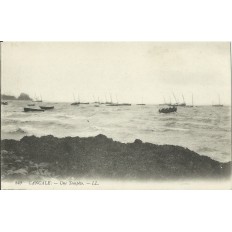 CPA: CANCALE, UNE TEMPETE, vers 1900