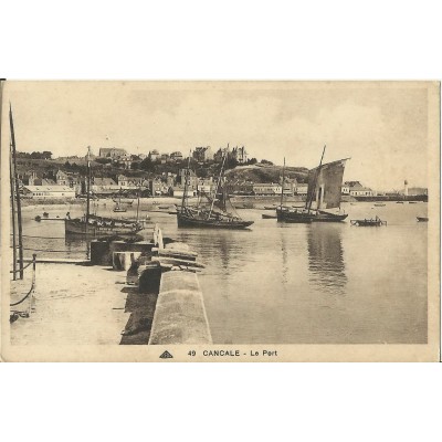 CPA: CANCALE, LE PORT, vers 1930