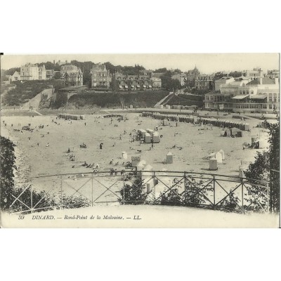 CPA: DINARD: Rond-Point de la Malouine, vers 1910