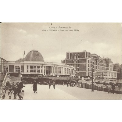 CPA: DINARD: PROMENADE des ALLIES, vers 1910