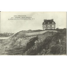 CPA: DINARD-ST-ENOGAT: CHATEAU & GROTTE de la GOULE AUX FEES, 1920