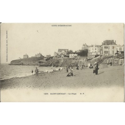 CPA: SAINT-ENOGAT: La Plage, années 1900