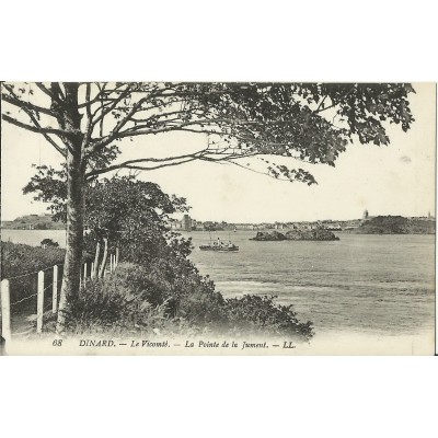 CPA: DINARD: Le Vicomté, LA POINTE DE LA jUMENT, vers 1910