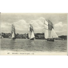 CPA: DINARD: UN JOUR DE REGATES, vers 1910