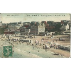 CPA: DINARD: La Plage, Baigneurs, vers 1900