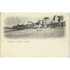 CPA: SAINT-ENOGAT, LA PLAGE, vers 1900