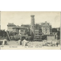 CPA: DINARD: LE CHRYSTAL HOTEL (PLAGE), 1900