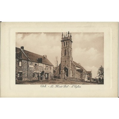 CPA: DOL, Le Mont-Dol, L'Eglise, vers 1900