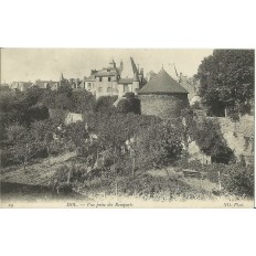 CPA: DOL, Une vue prise des Remparts, années 1910