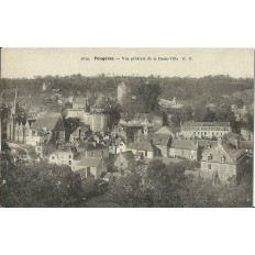 CPA: FOUGERES, Vue Générale de la Basse-Ville , vers 1900