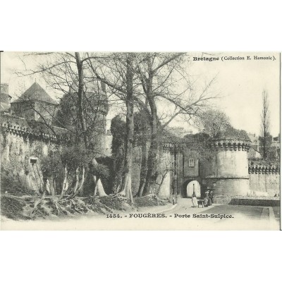 CPA: FOUGERES, PORTE ST-SULPICE, vers 1900