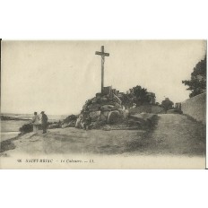 CPA: SAINT-BRIAC, LE CALVAIRE, vers 1900