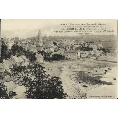 CPA: SAINT-SULIAC , VUE GENERALE, vers 1910