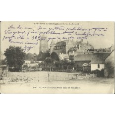 CPA: CHATEAUGIRON, VUE SUR LE CHATEAU, vers 1900