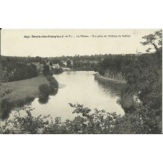 CPA: BOURG-DES-COMPTES, LA VILAINE (depuis Chateau de Gailleu), vers 1900