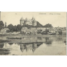 CPA: COMBOURG, L'Etang et le Chateau, vers 1900