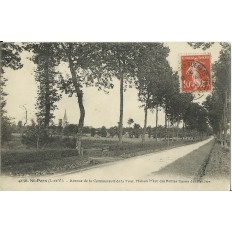 CPA: SAINT-PERN, Avenue de la Communauté de la Tour, vers 1910