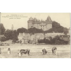 CPA: COMBOURG, LE CHATEAU (prés), vers 1920