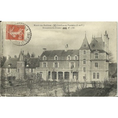 CPA: CHATILLON-EN-VENDELAIS, Manoir des Hurlières, vers 1900