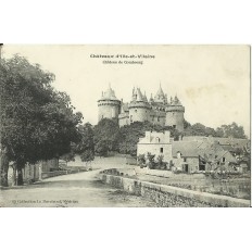 CPA: COMBOURG, CHATEAU & ETANG, vers 1900