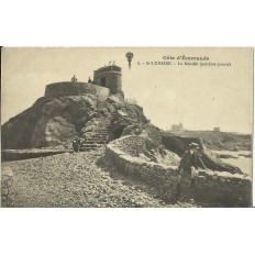 CPA: SAINT-LUNAIRE, LE DECOLLE (extreme Pointe), vers 1910