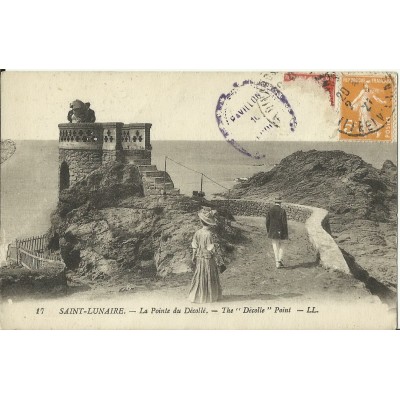 CPA: SAINT-LUNAIRE, LA POINTE DU DECOLLE, années 1910