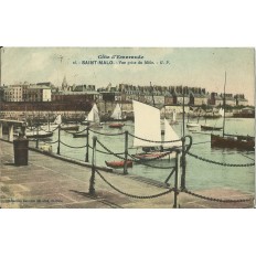 CPA: SAINT-MALO, Vue Prise du Mole, 1910