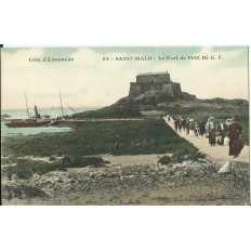 CPA: SAINT-MALO, LE FORT de PETIT BE, vers 1900