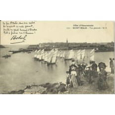 CPA: SAINT-MALO, LES REGATES, vers 1910