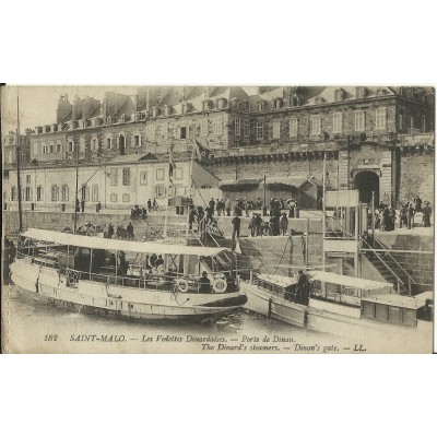 CPA: SAINT-MALO, LES VEDETTES DINARDAISES, vers 1910