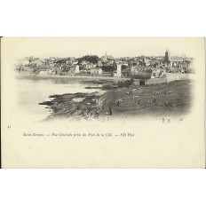 CPA: SAINT-SERVAN, Vue Générale prise du Fort de la Cité, vers 1890